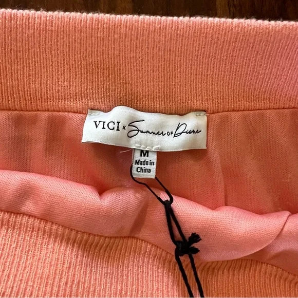 NWT Vici x Summer of Diane Stripe Knit Tank Top & Mini Skirt Set size medium - Picture 7 of 11